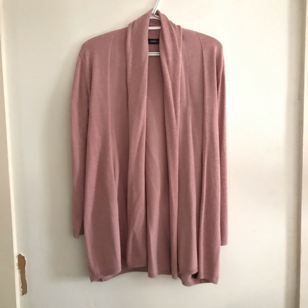 ZARA Knit Pink Cardigan